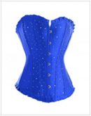 Corset azul P M G (C 018 )