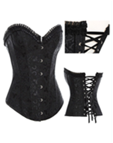 Corset preto ( D 139) P M G GG