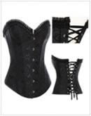 Corset preto ( D 139) P M G GG